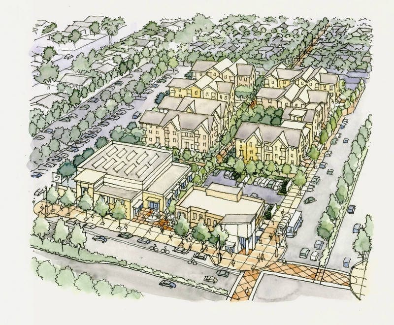 Illustration of Master Planning for Mountain View, California