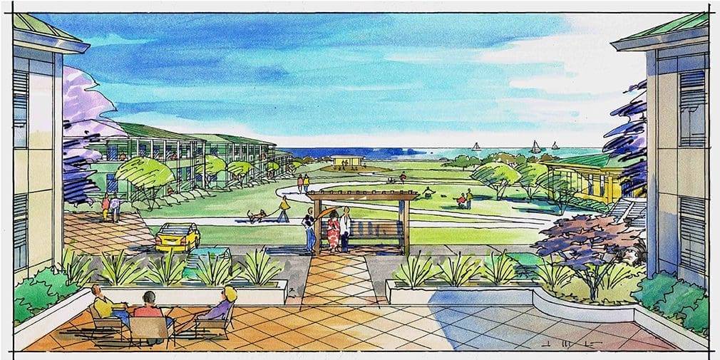 Architectural Illustrations of Project in Hawaii