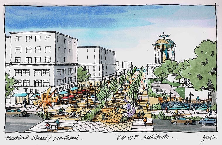 Urban Design Renderings for Golden Valley, Minnesota