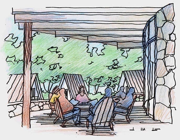 Quick Color Sketch for Retreat