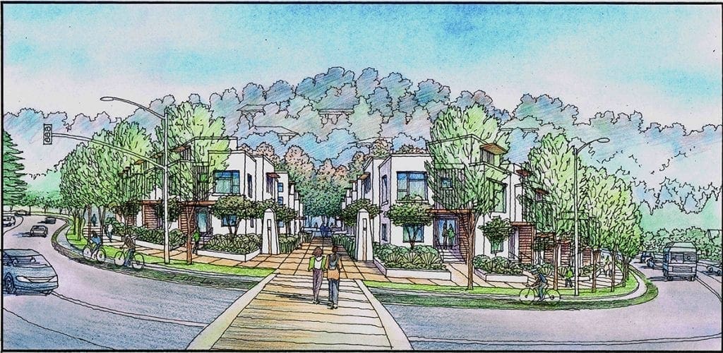 Color Rendering of Oakland College Conceptual Plan