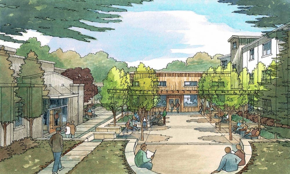 Watercolor Rendering of Veterans Facility