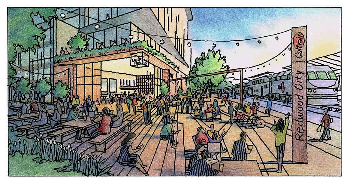 Color Architectural Renderings in Twilight
