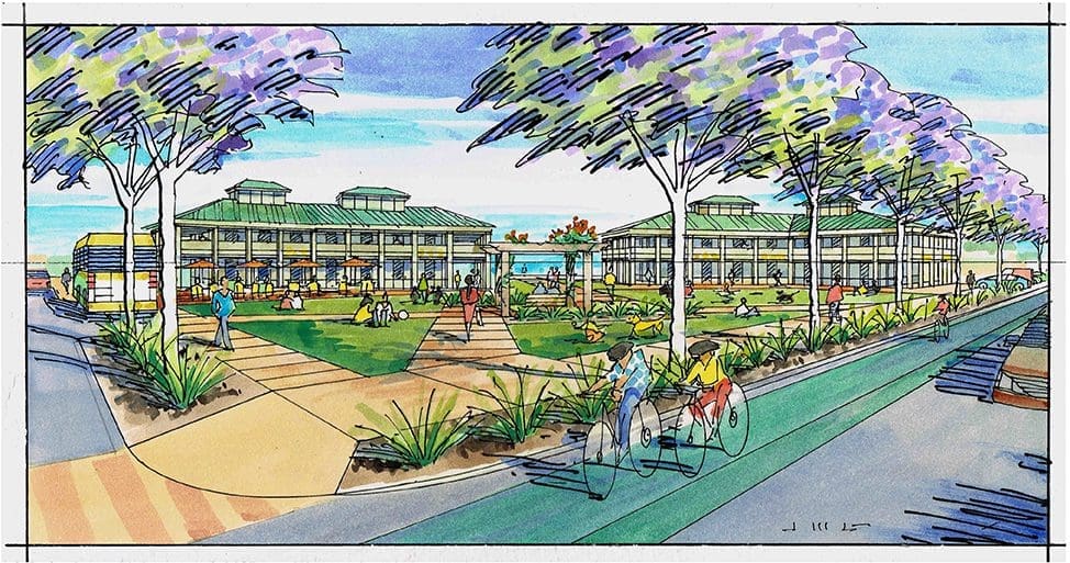Architectural Illustrations of Project in Hawaii