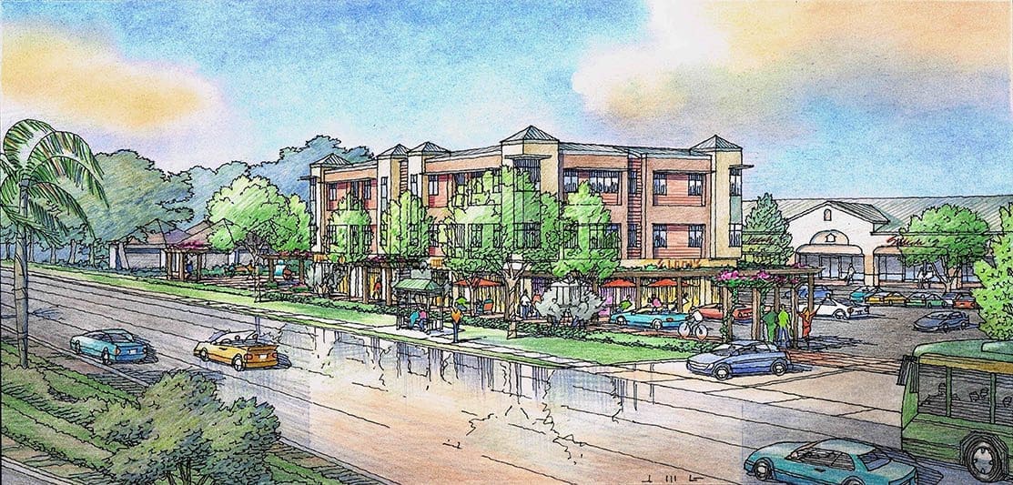 Color Renderings of Urban Infill Projects