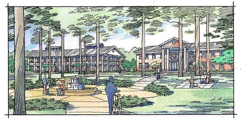 Renderings for Revitalizing A Louisiana Healthcare Facility