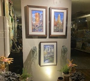 Watercolors by Jeffrey Michael George at Chico Paper Company