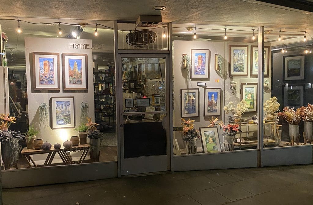 Watercolors by Jeffrey Michael George at Chico Paper Company